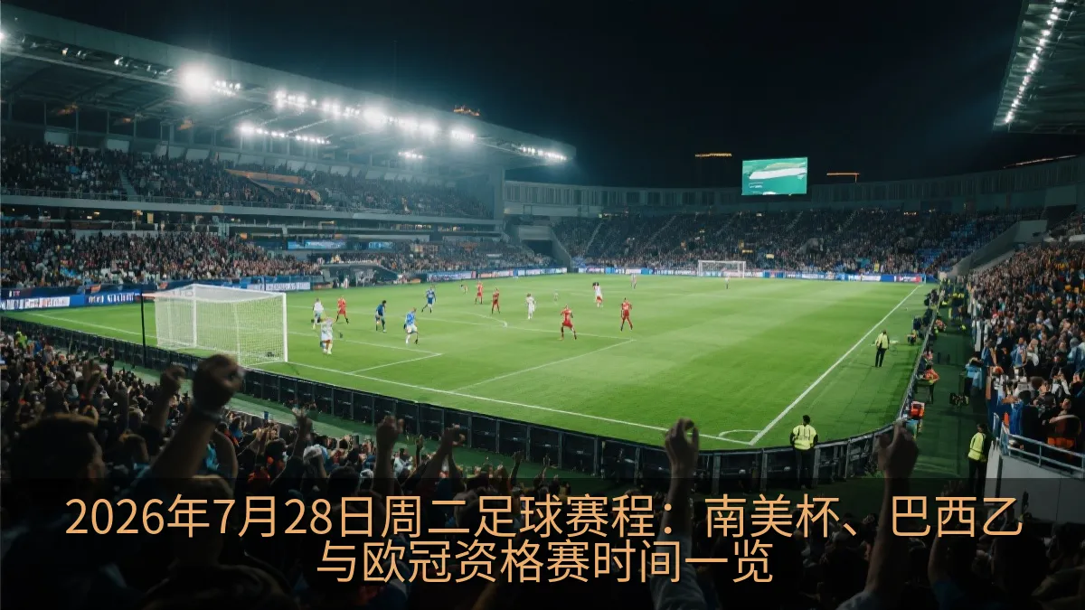 2026年7月28日周二足球赛程：南美杯、巴西乙与欧冠资格赛时间一览